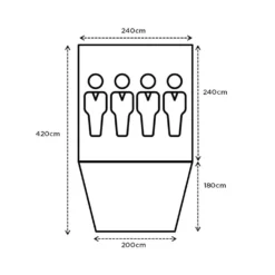 Turbo Tent 240 -AU Outdoor Equipment Shop BlackWolf Turbo 240 Floorplan 473ea36f fdd2 4682 b3f8 8cb54006f56a