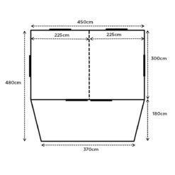Turbo Lite Tent 450 Cabin Tent -AU Outdoor Equipment Shop TurboLiteTent450CabinTent